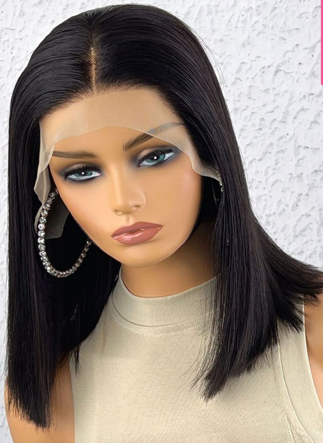 Sleek Luxe Straight Human 13×4 Lace Frontal Wig